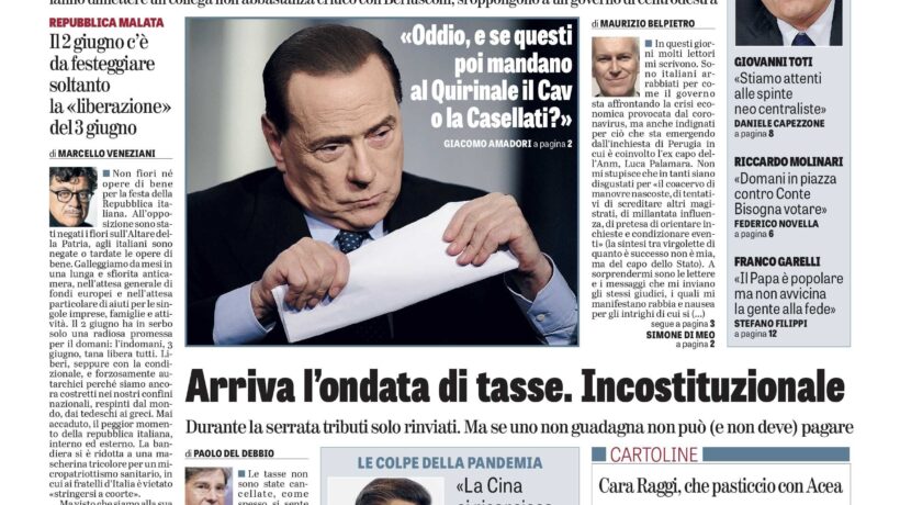 Oggi in edicola