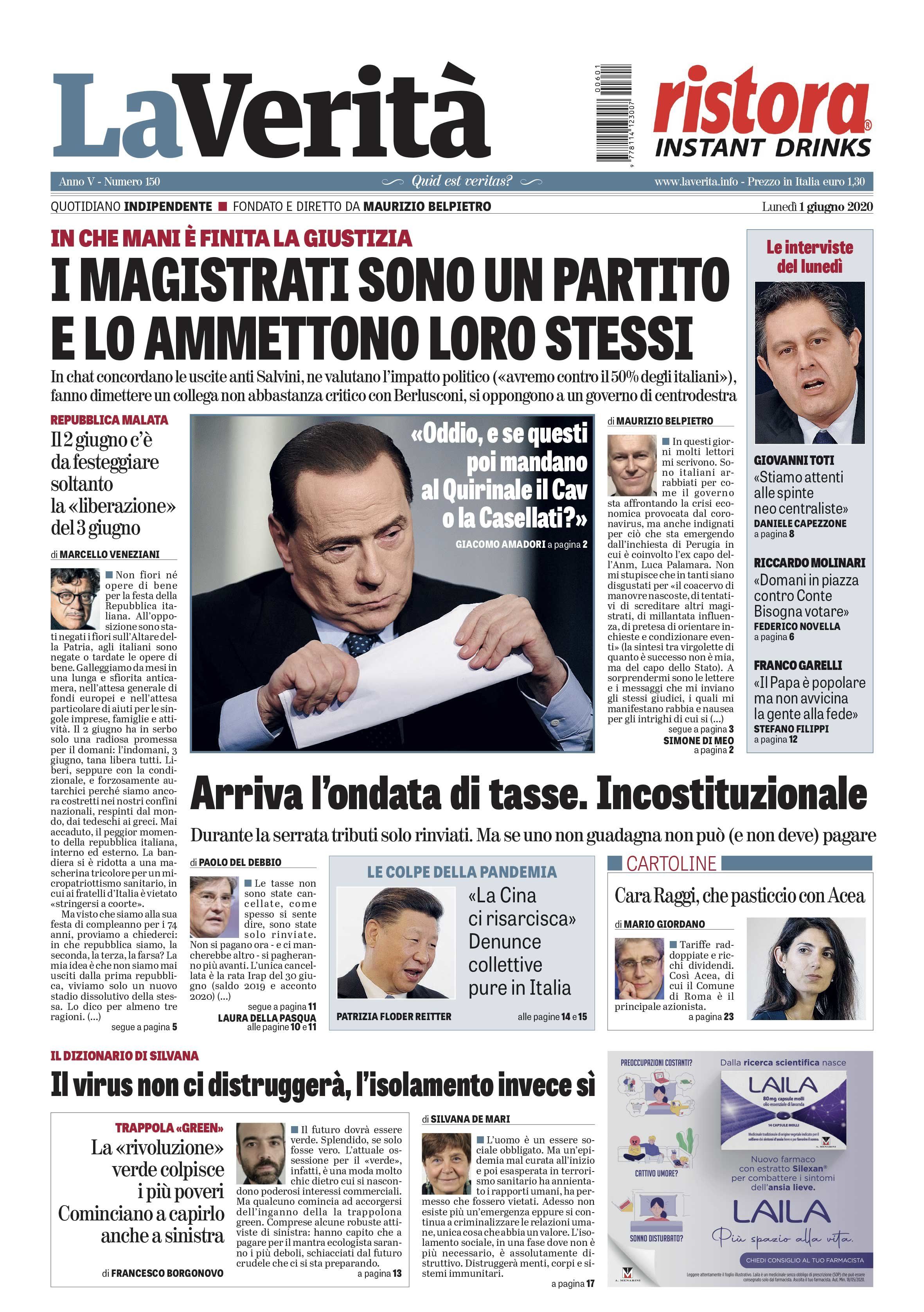 Oggi in edicola