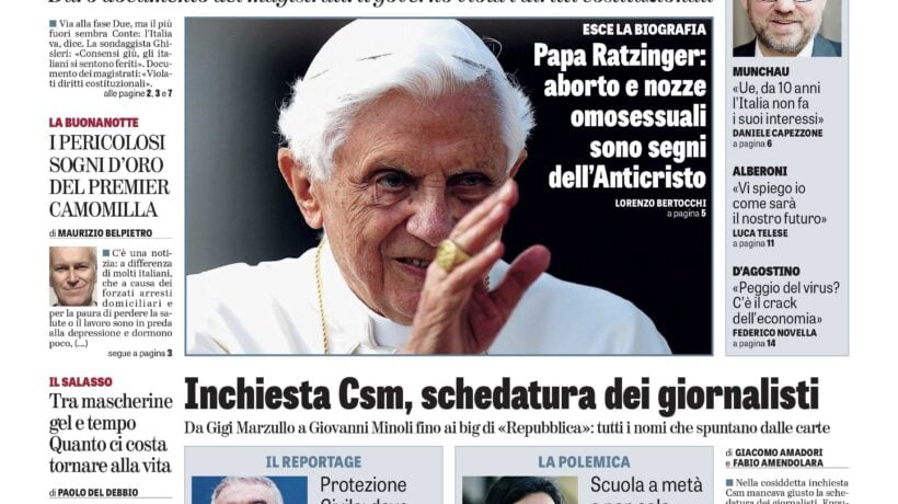 Oggi in edicola