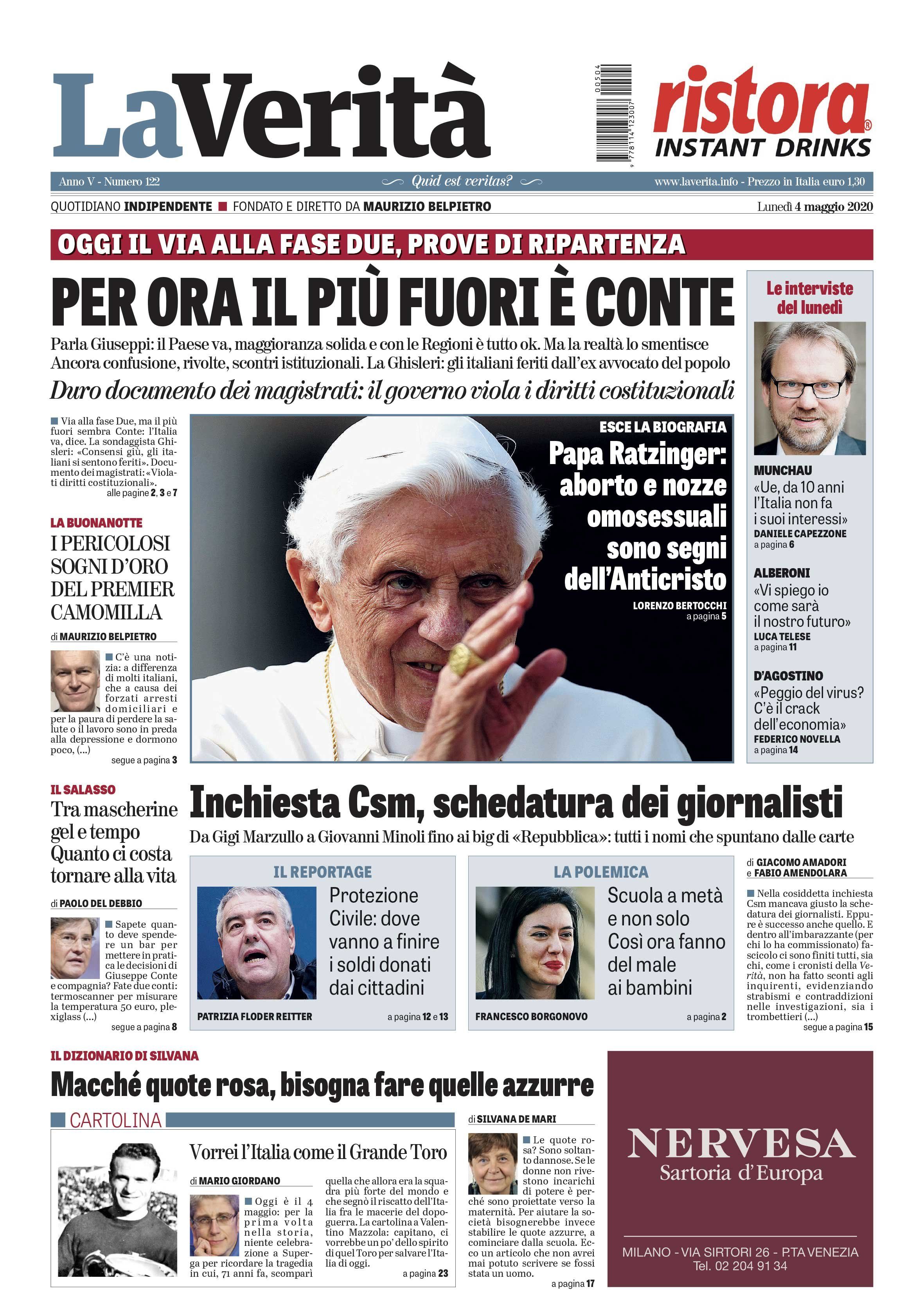 Oggi in edicola