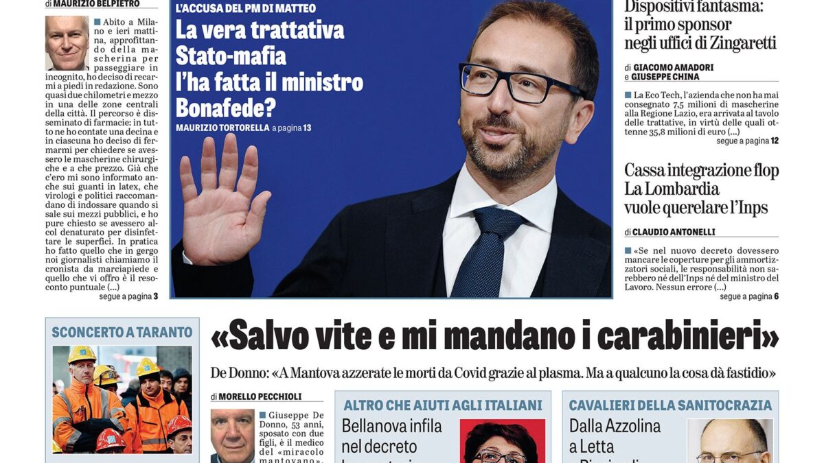 Oggi in edicola