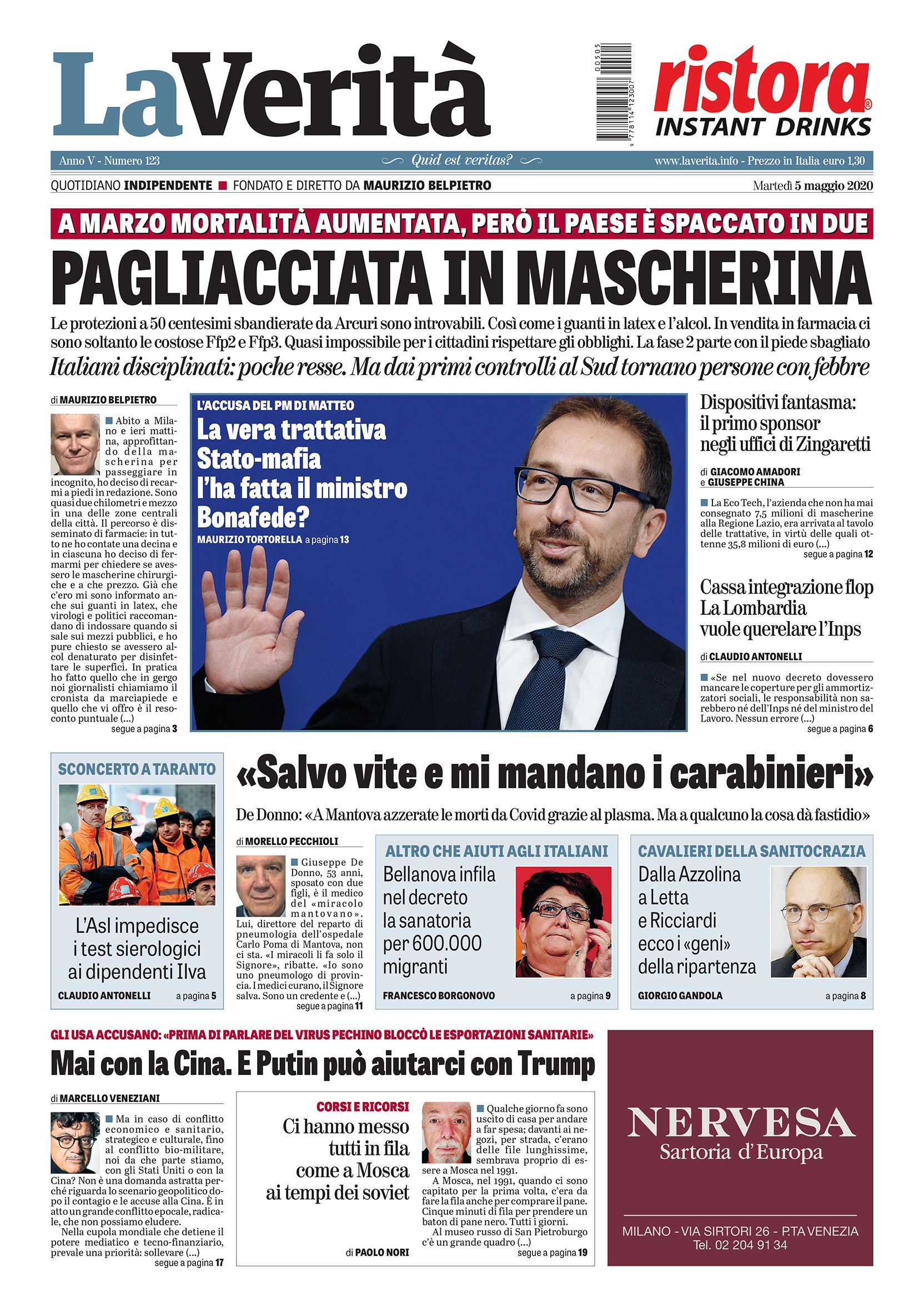 Oggi in edicola