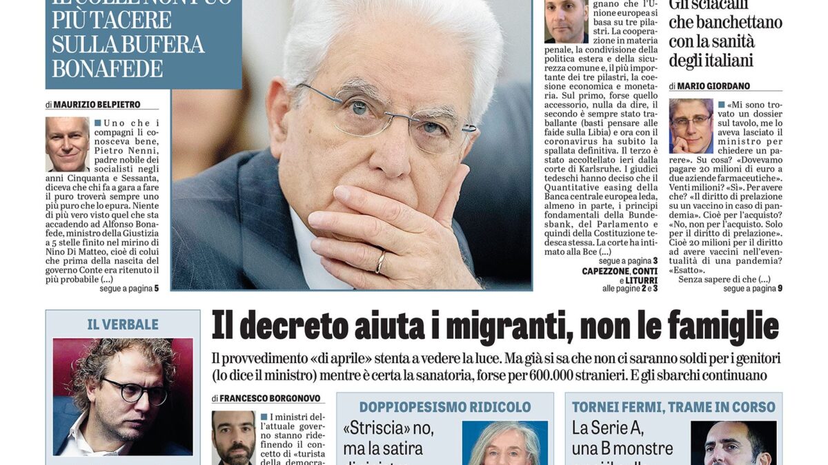 Oggi in edicola