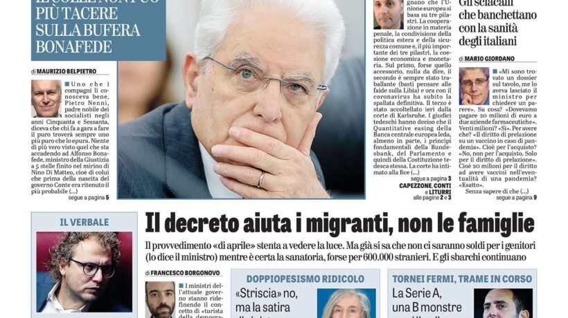 Oggi in edicola