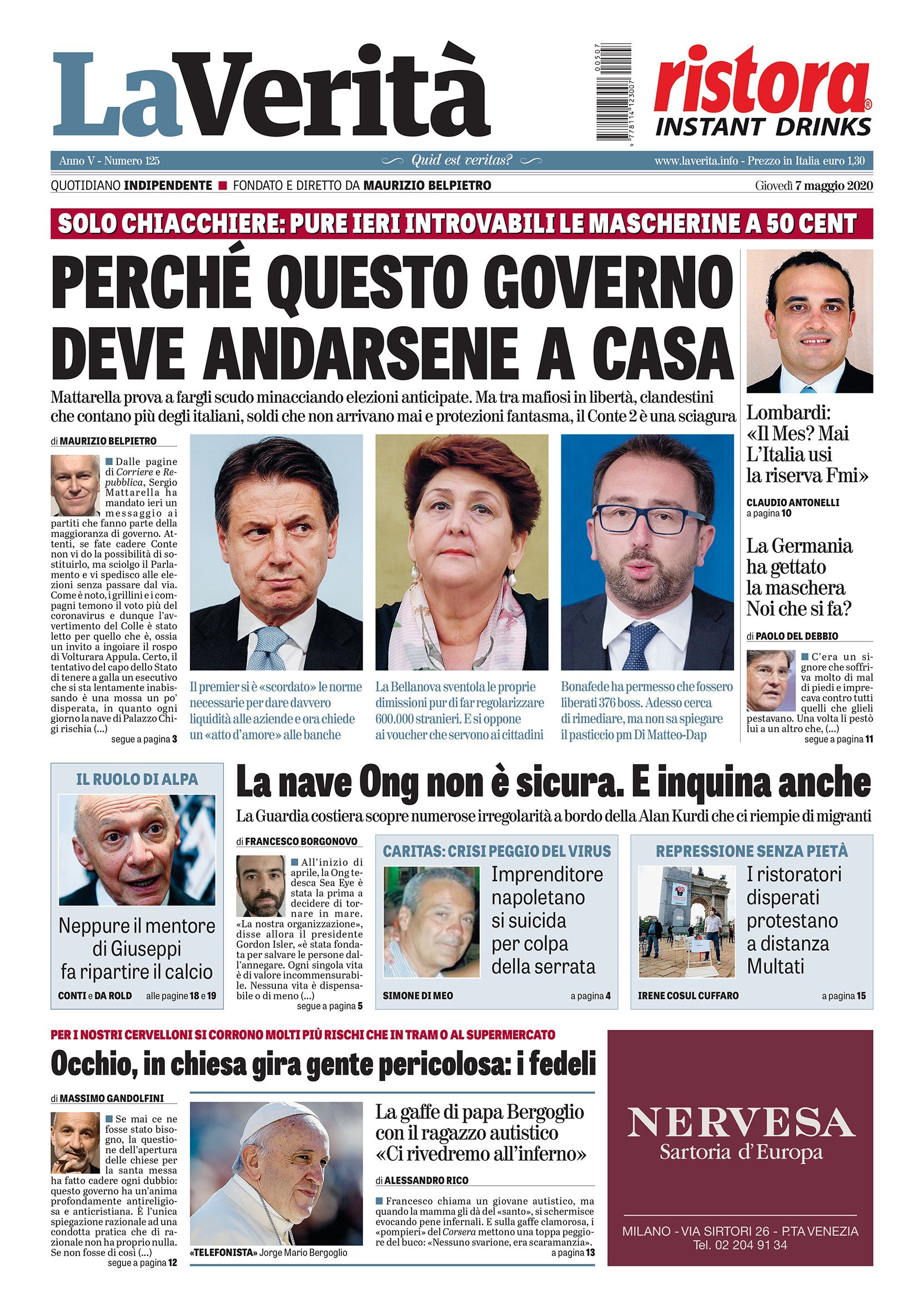 Oggi in edicola