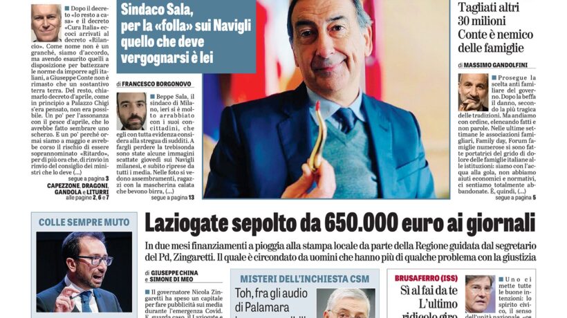 Oggi in edicola