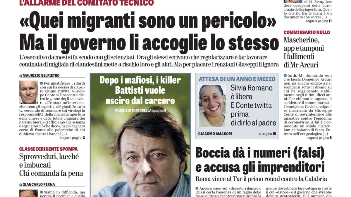 Oggi in edicola