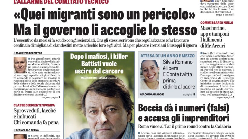 Oggi in edicola