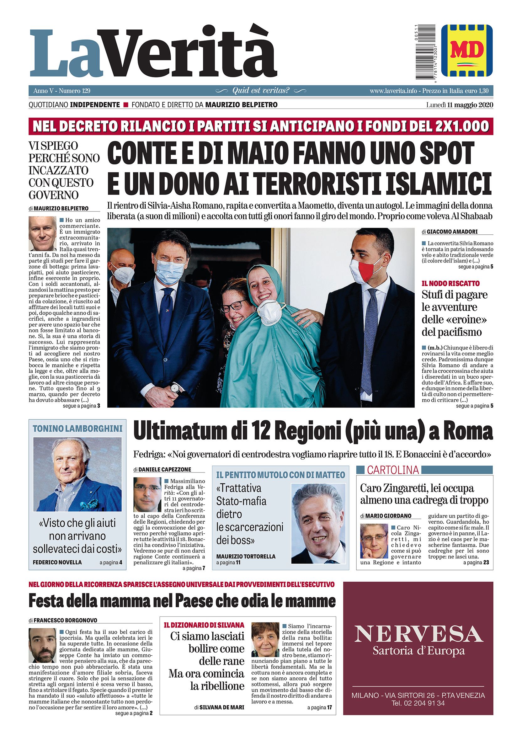 Oggi in edicola
