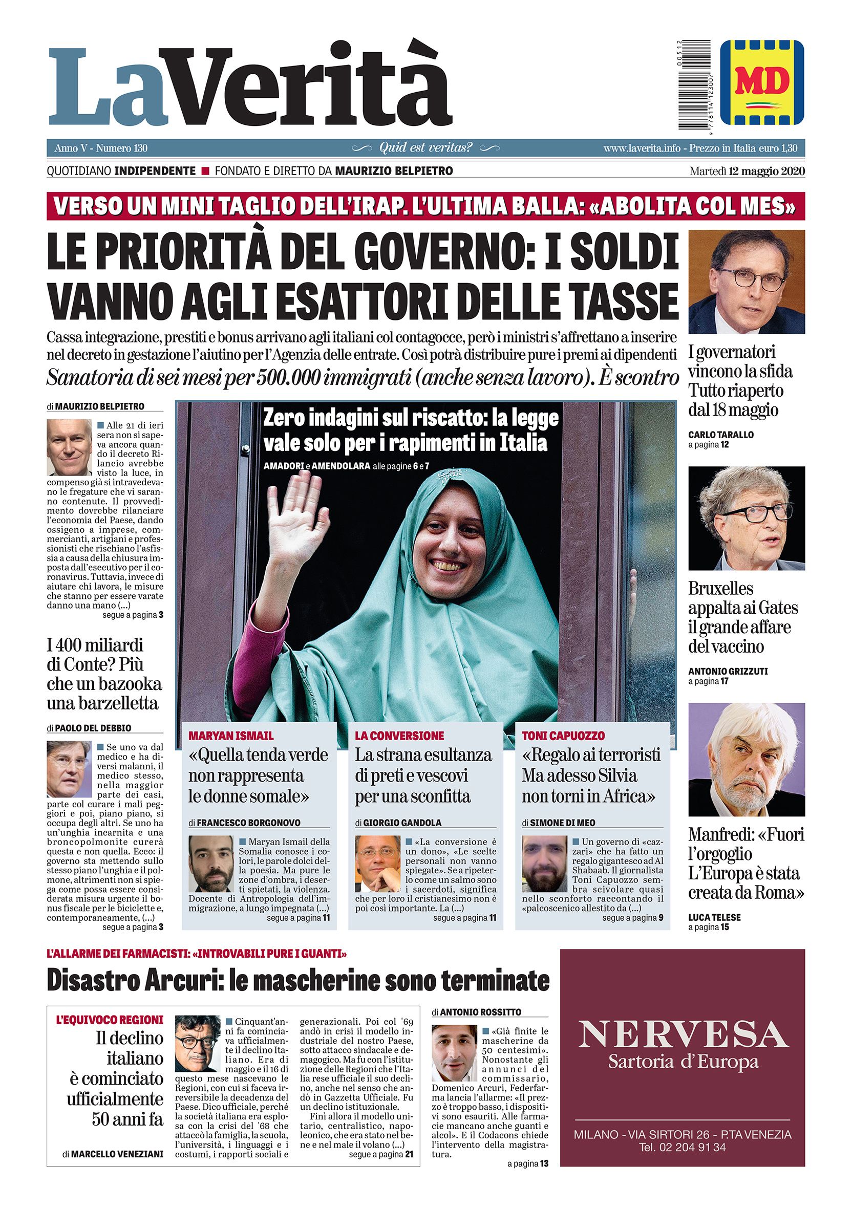 Oggi in edicola