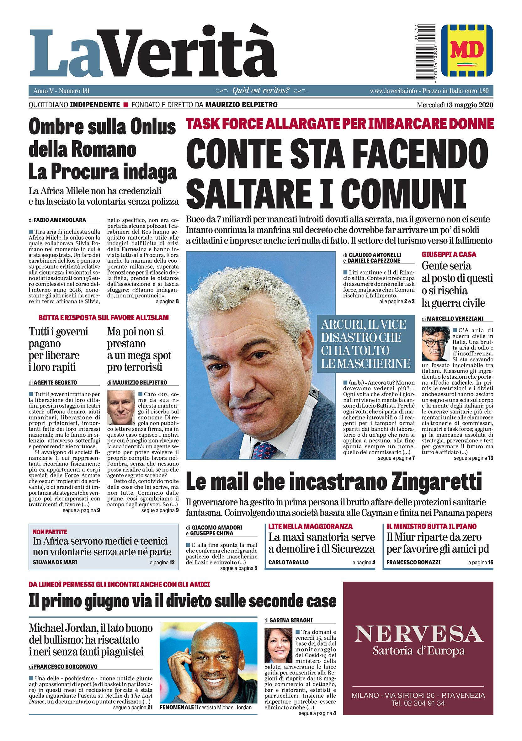 Oggi in edicola