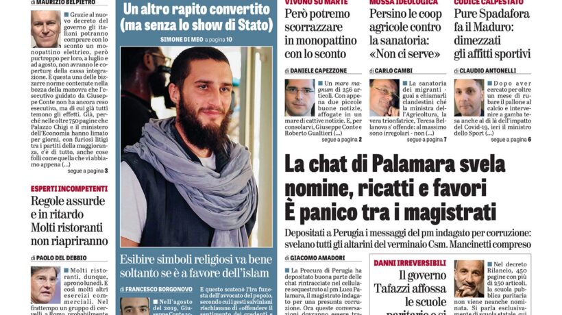 Oggi in edicola