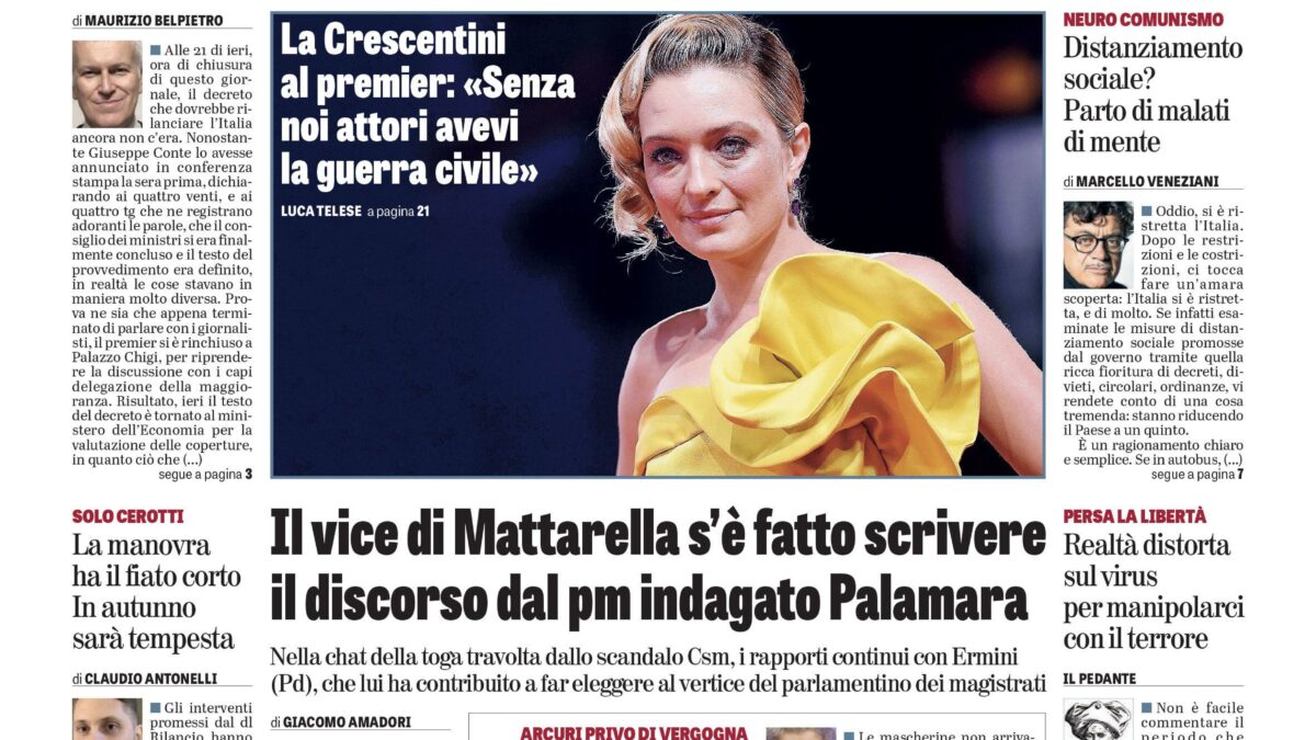 Oggi in edicola