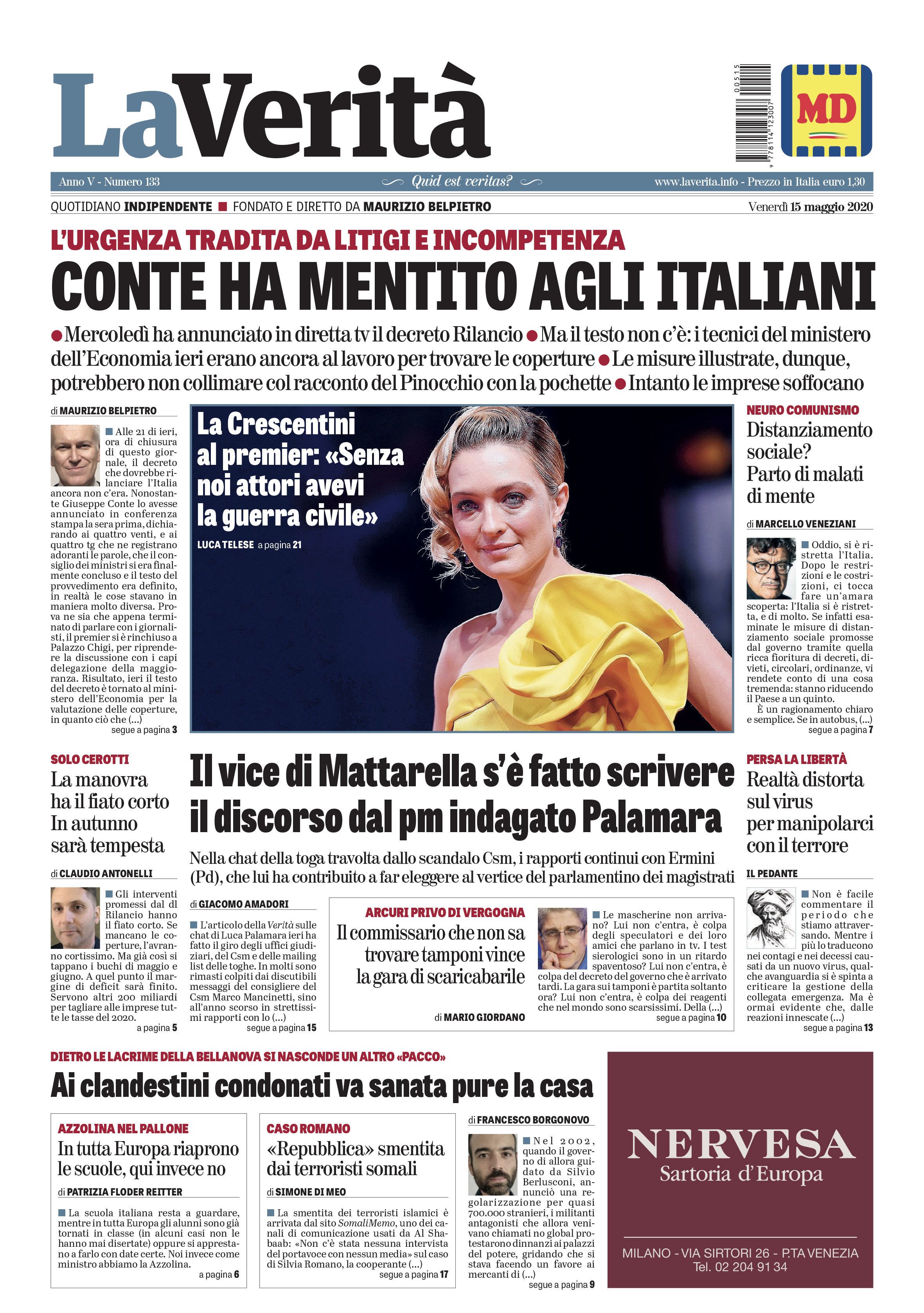 Oggi in edicola