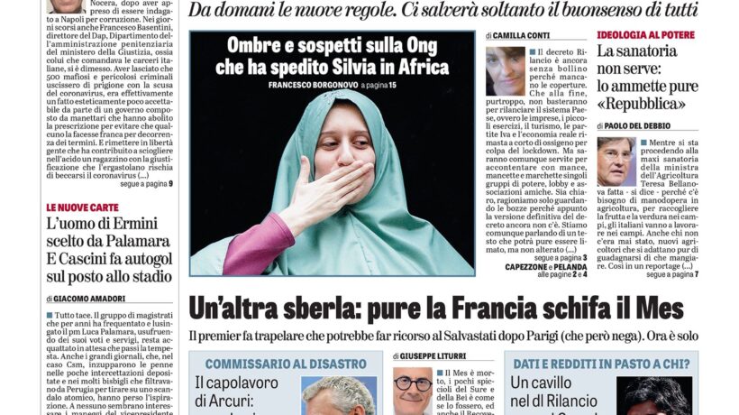 Oggi in edicola