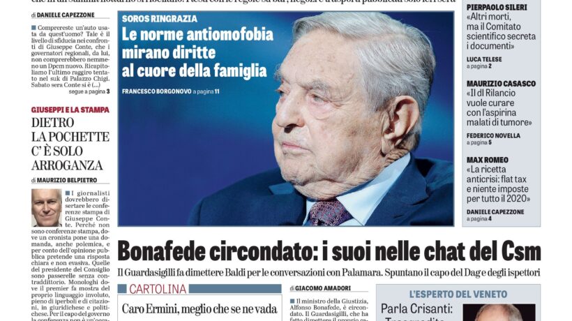Oggi in edicola
