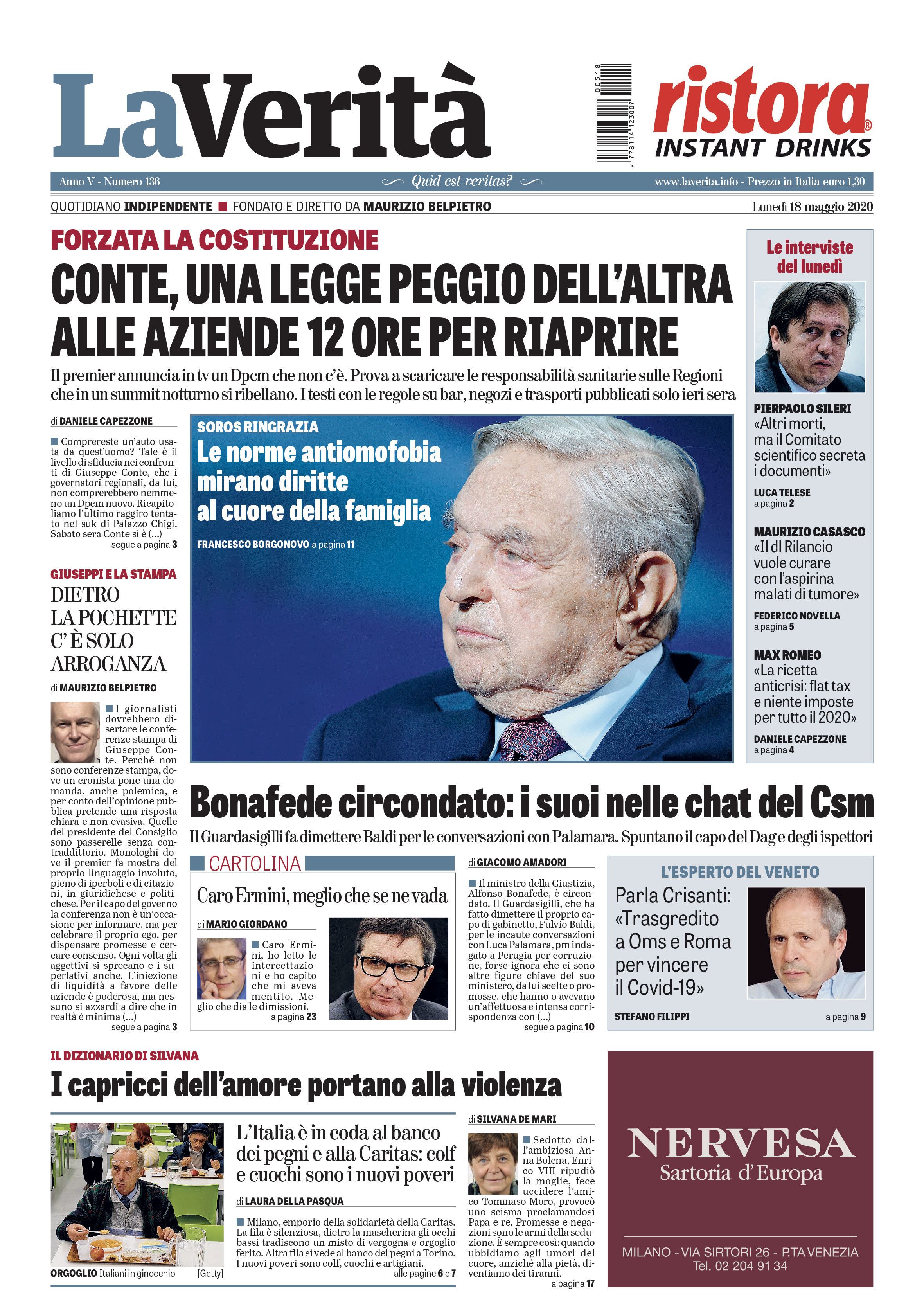 Oggi in edicola