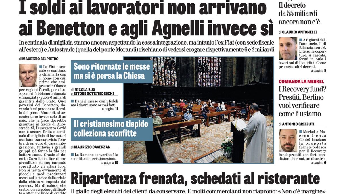Oggi in edicola