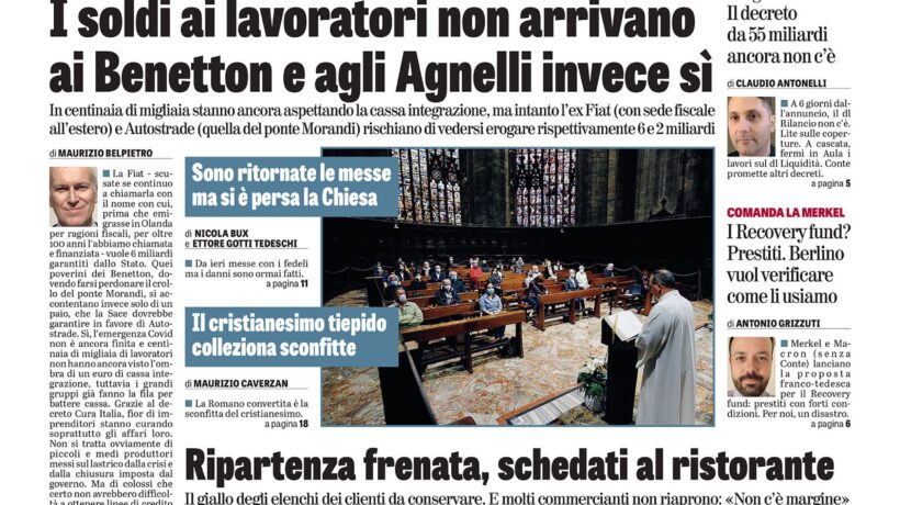 Oggi in edicola