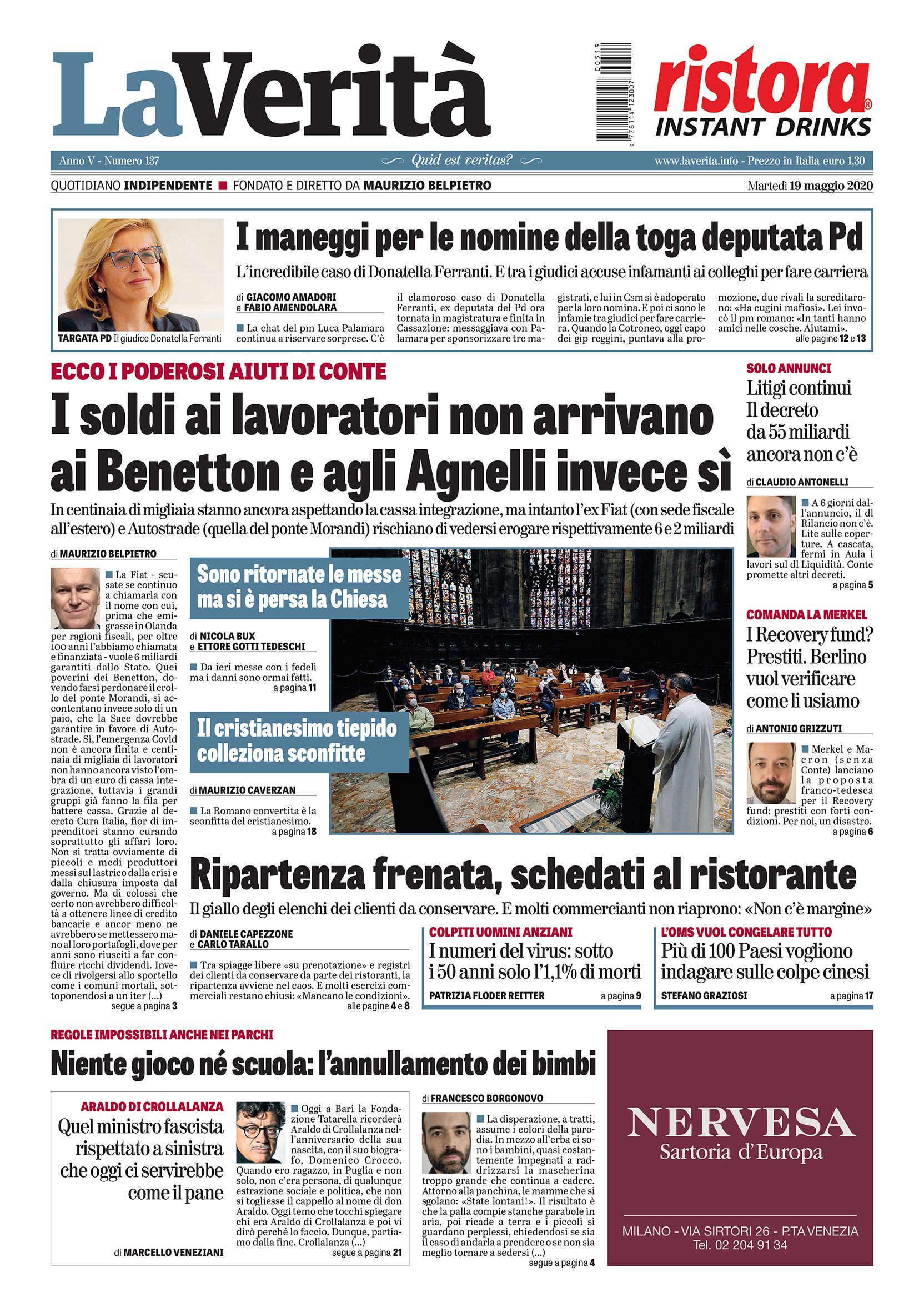 Oggi in edicola