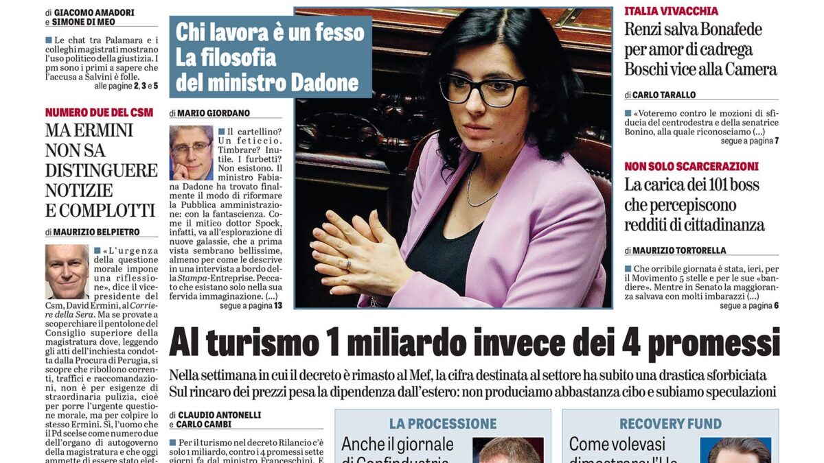 Oggi in edicola