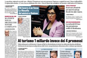Oggi in edicola