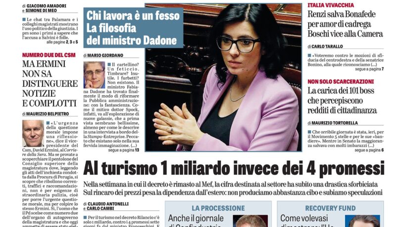 Oggi in edicola