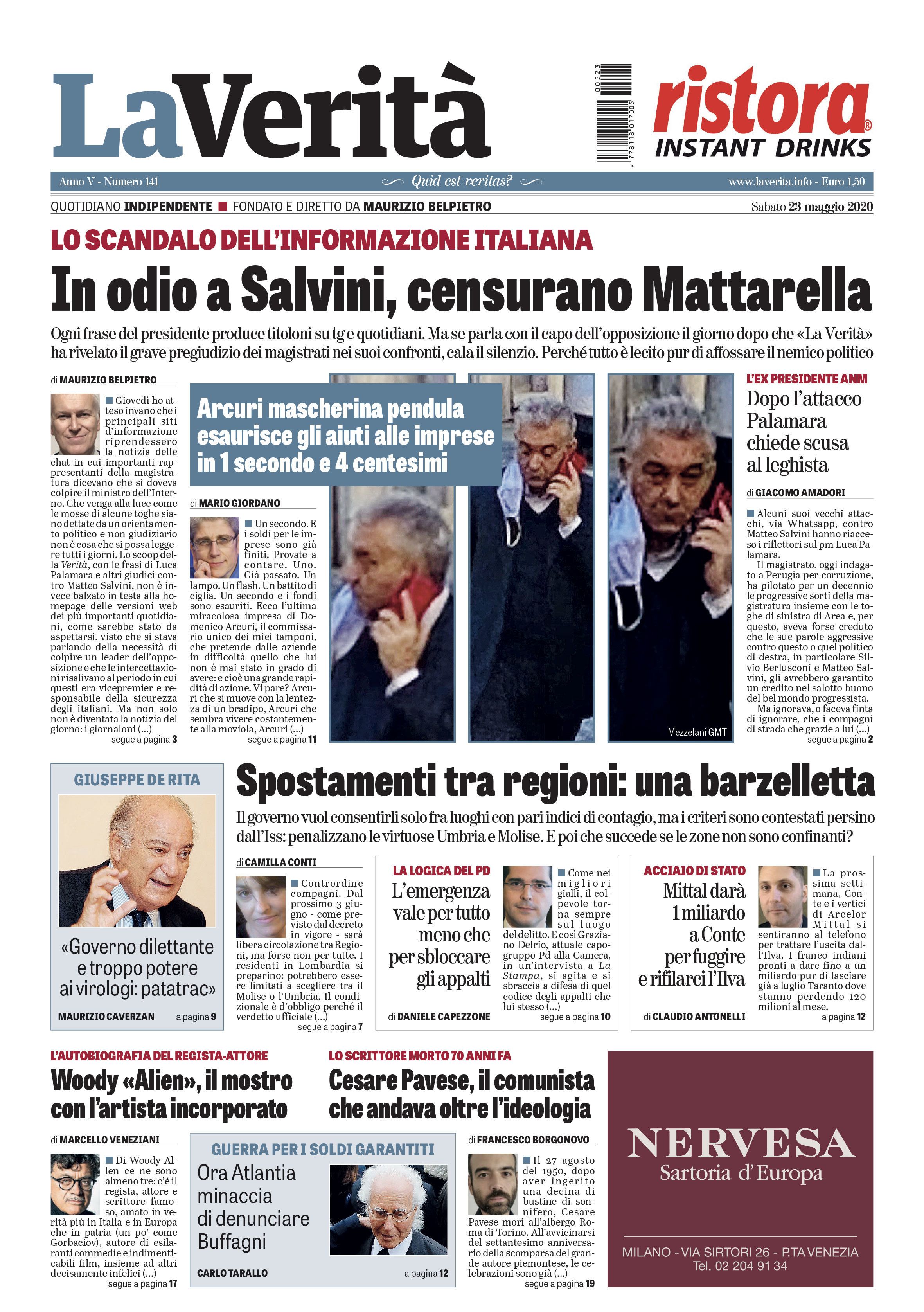 Oggi in edicola