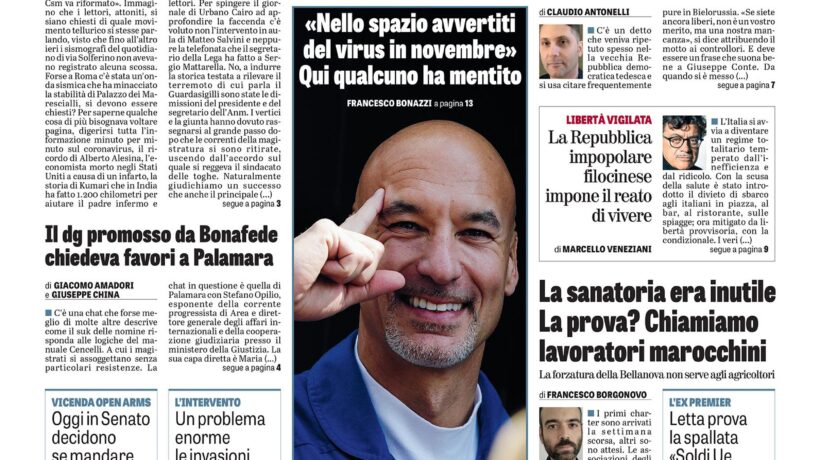 Oggi in edicola