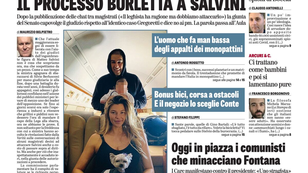 Oggi in edicola