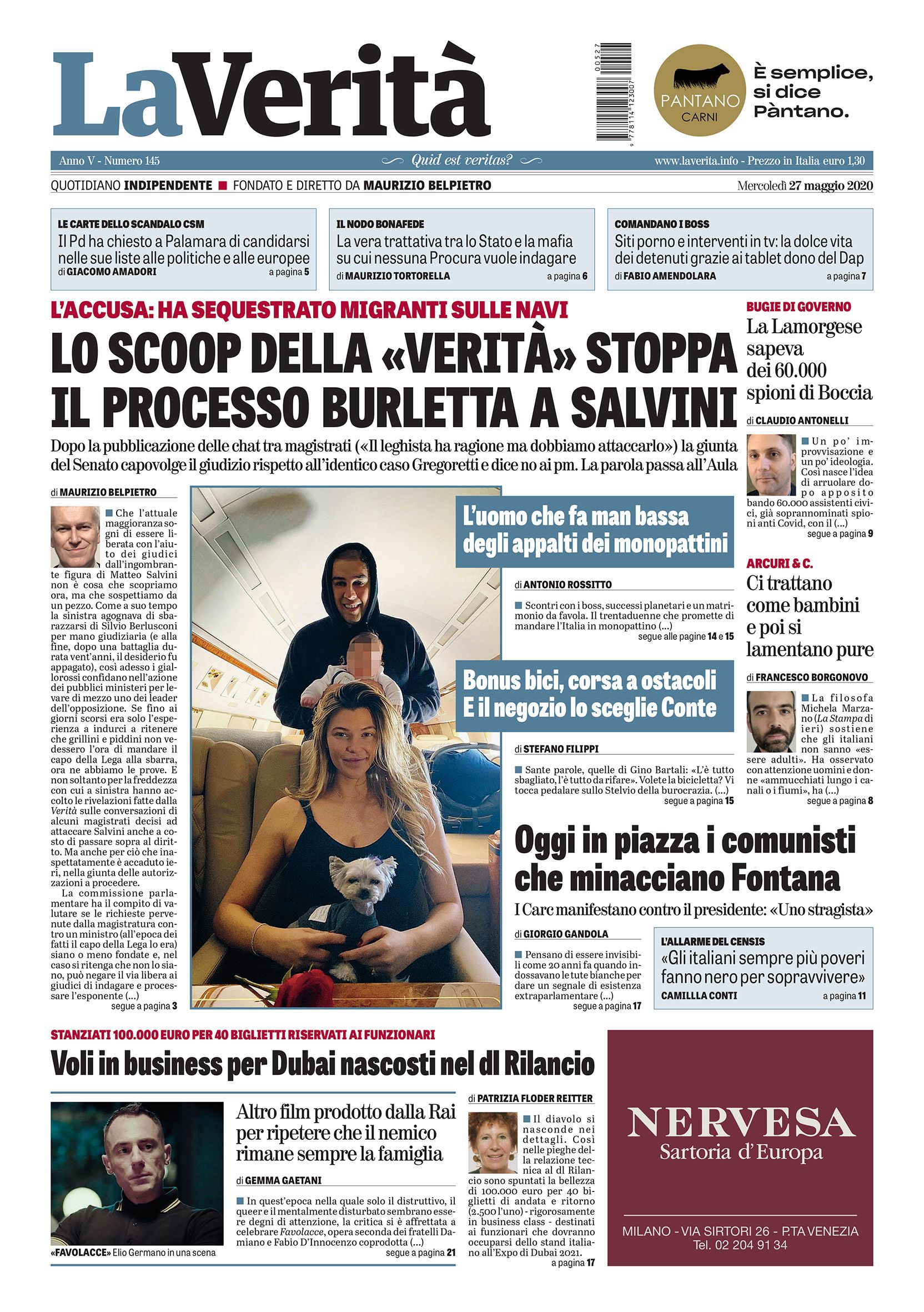 Oggi in edicola
