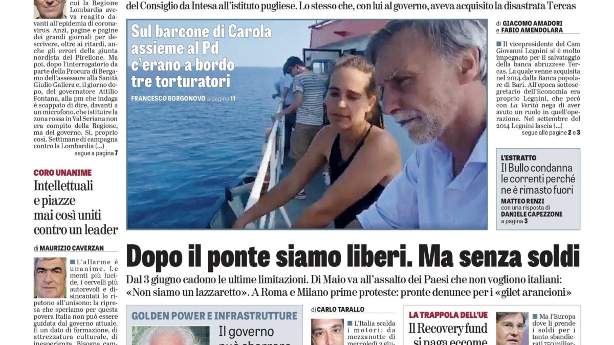 Oggi in edicola