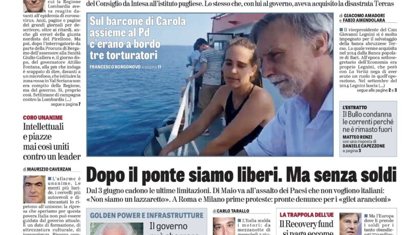 Oggi in edicola