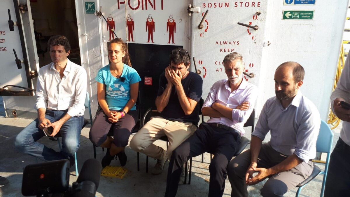 Delrio e soci a bordo della nave di Carola che trasportava pure tre torturatori libici