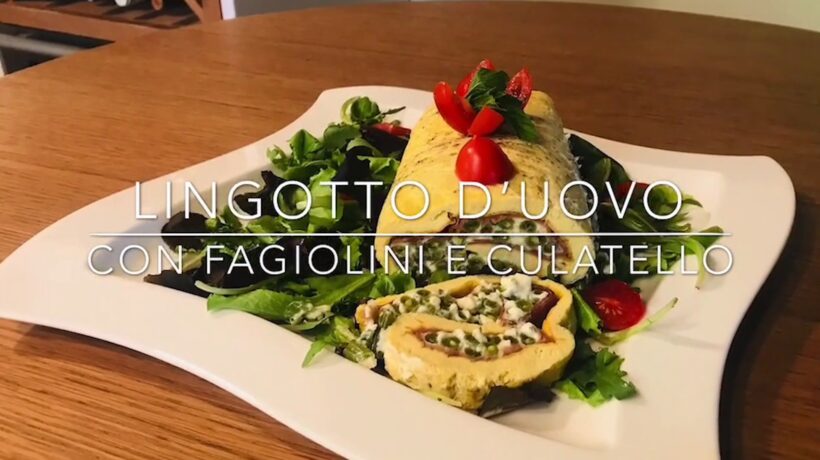 Cuciniamo insieme: lingotto d’uova al forno con fagiolini e culatello