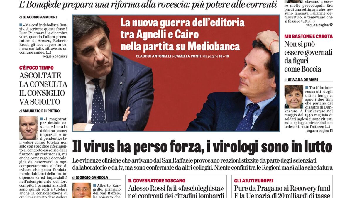 Oggi in edicola