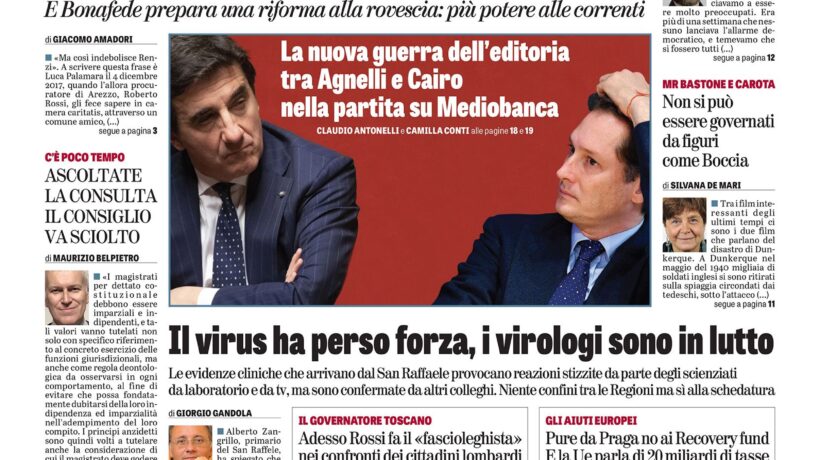Oggi in edicola