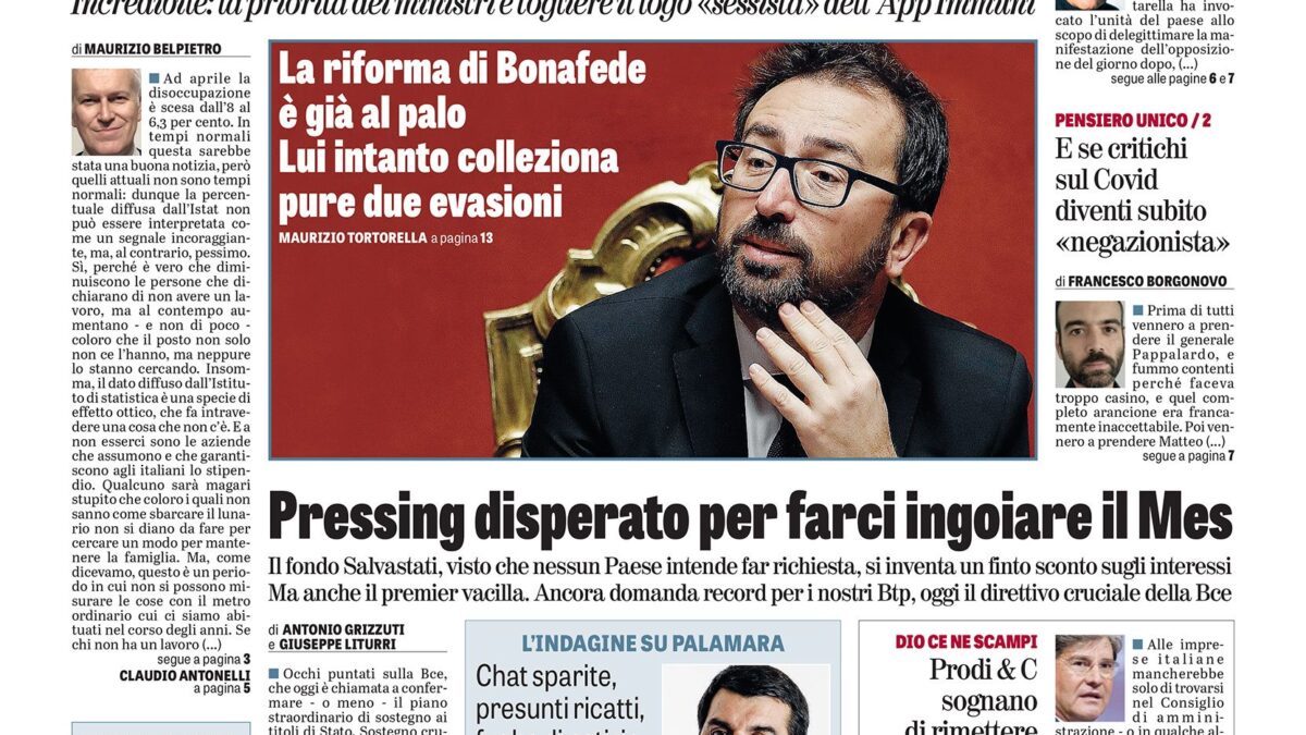 Oggi in edicola