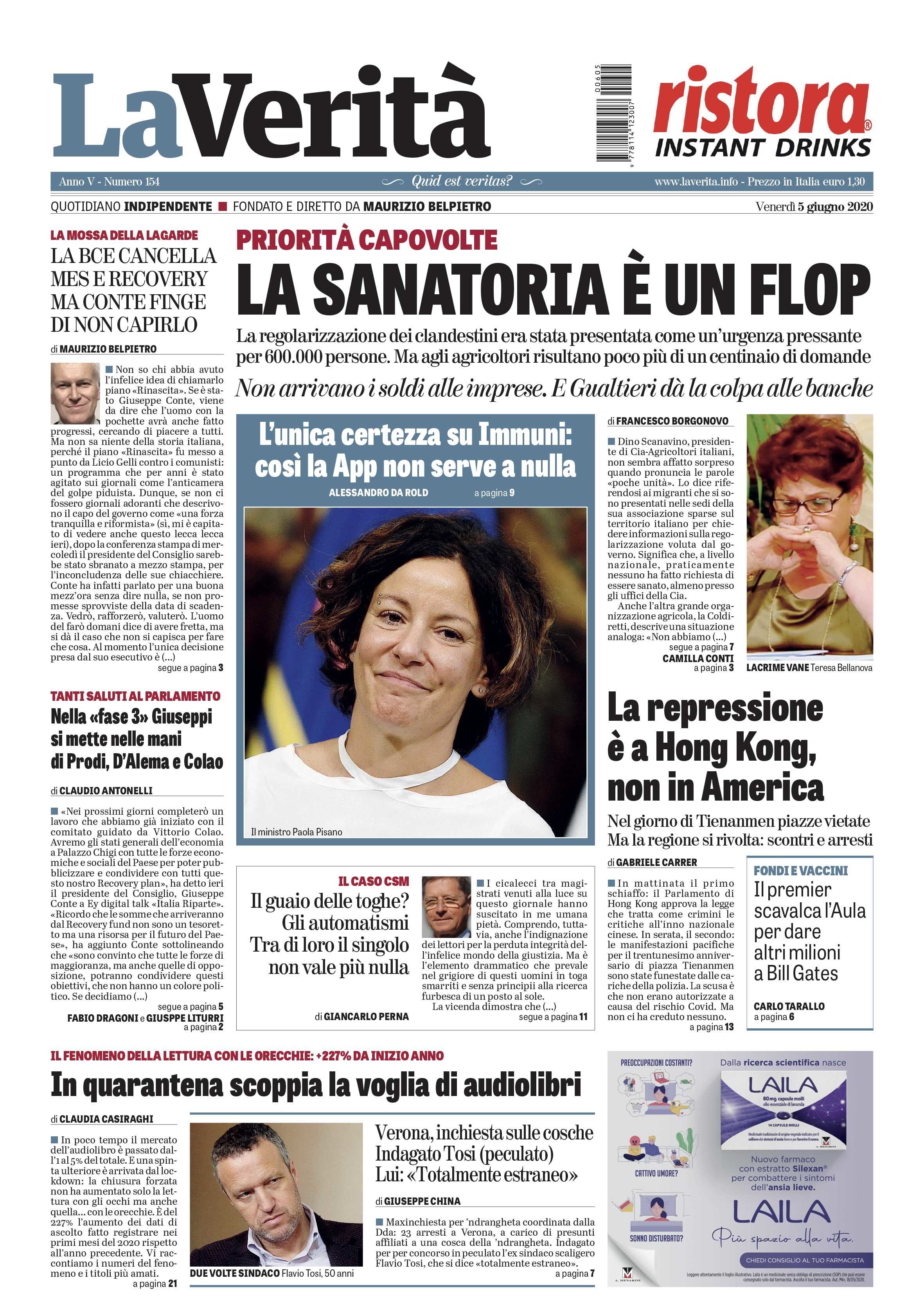 Oggi in edicola