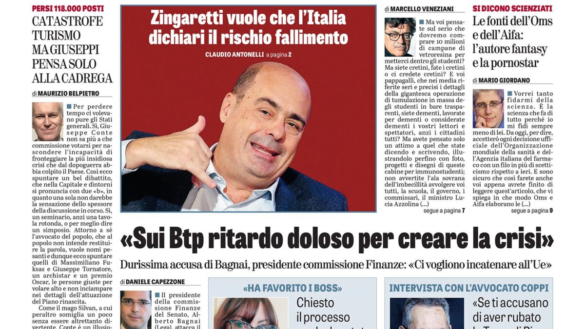Oggi in edicola