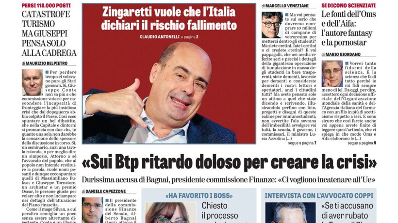 Oggi in edicola