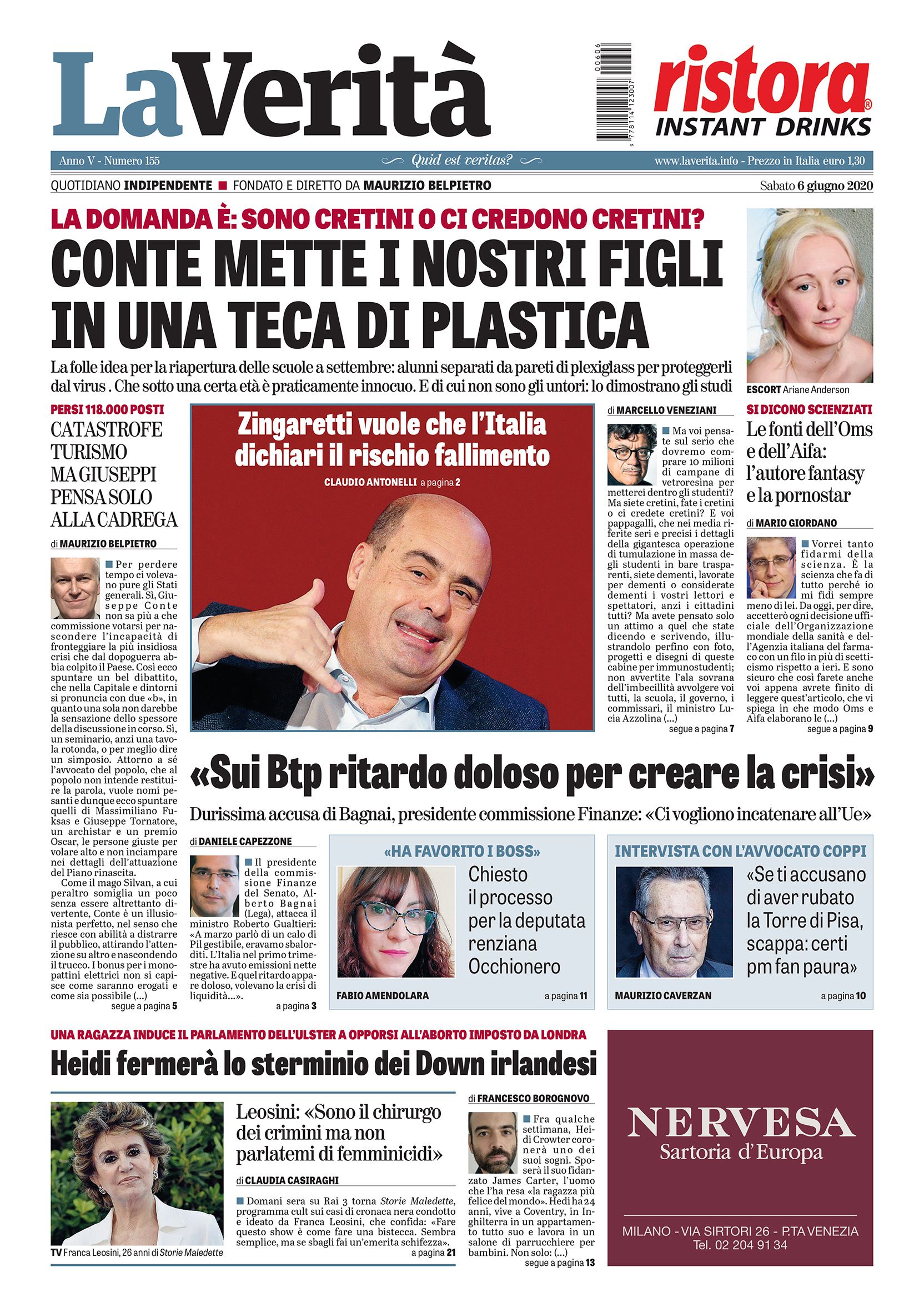 Oggi in edicola