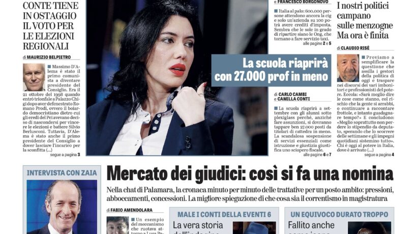 Oggi in edicola