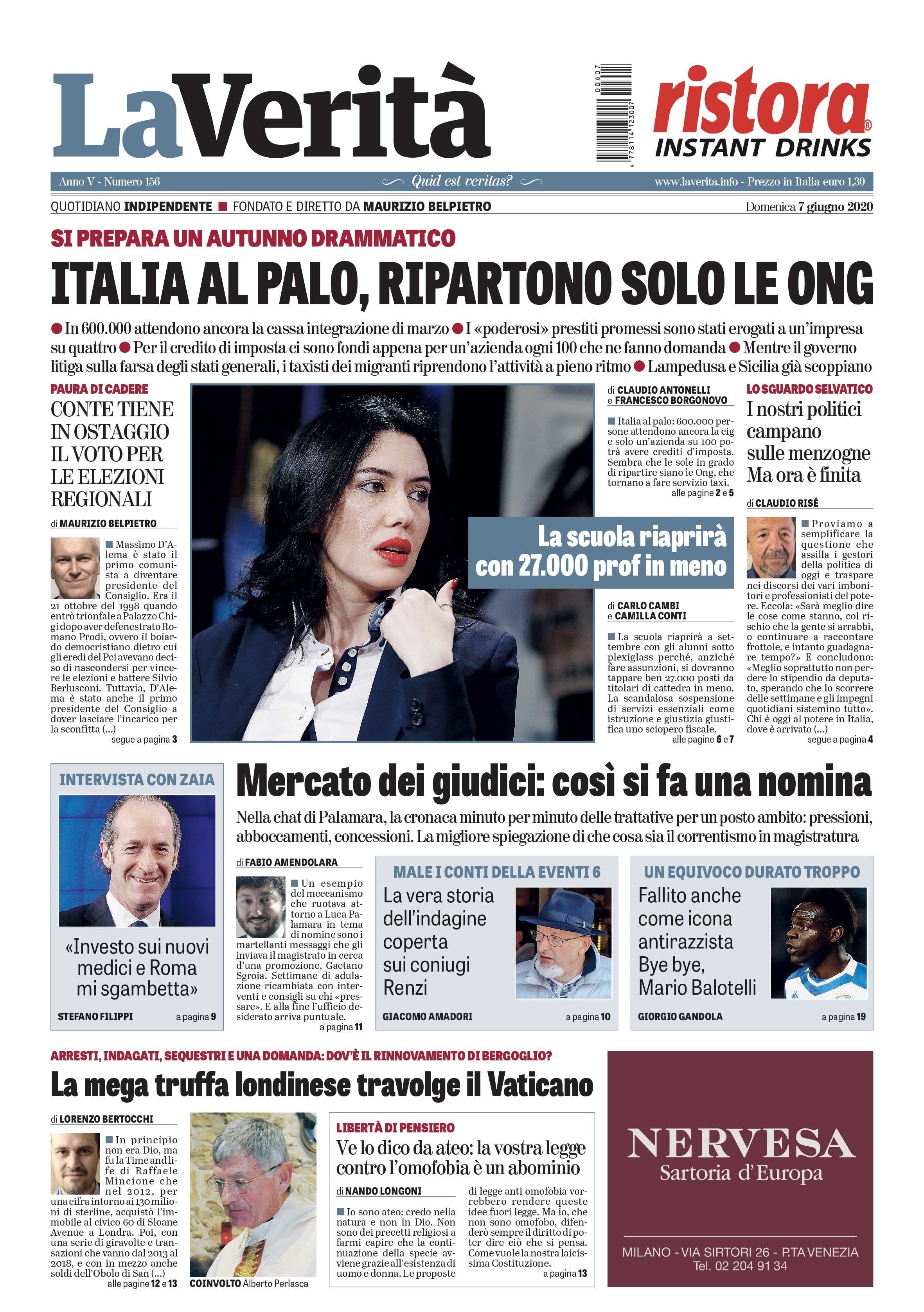 Oggi in edicola