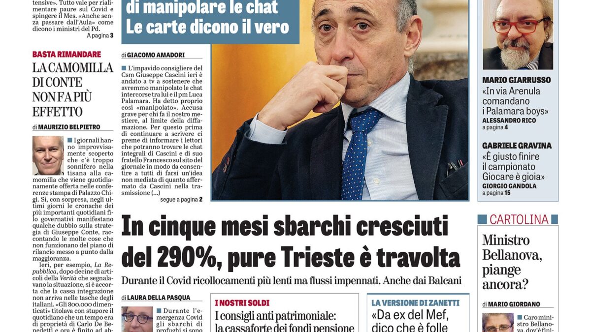 Oggi in edicola