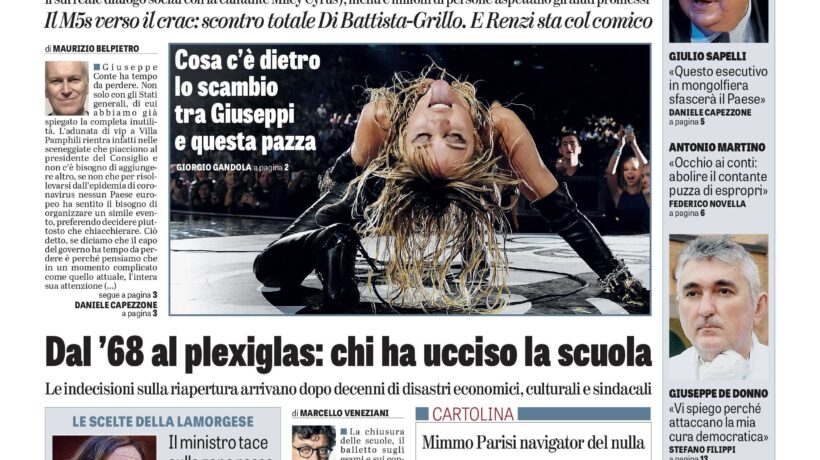 Oggi in edicola