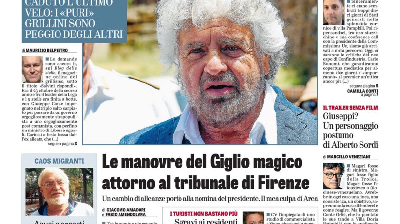 Oggi in edicola