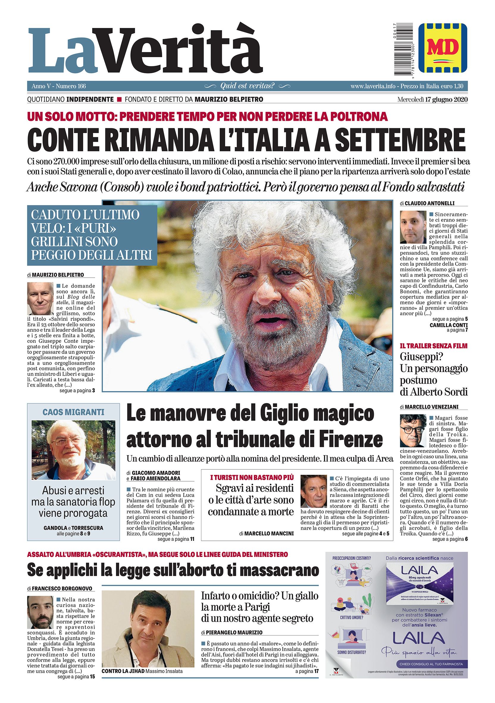 Oggi in edicola