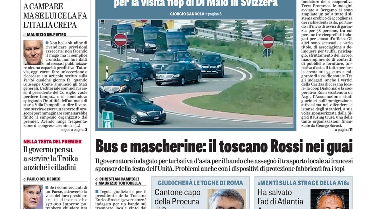 Oggi in edicola