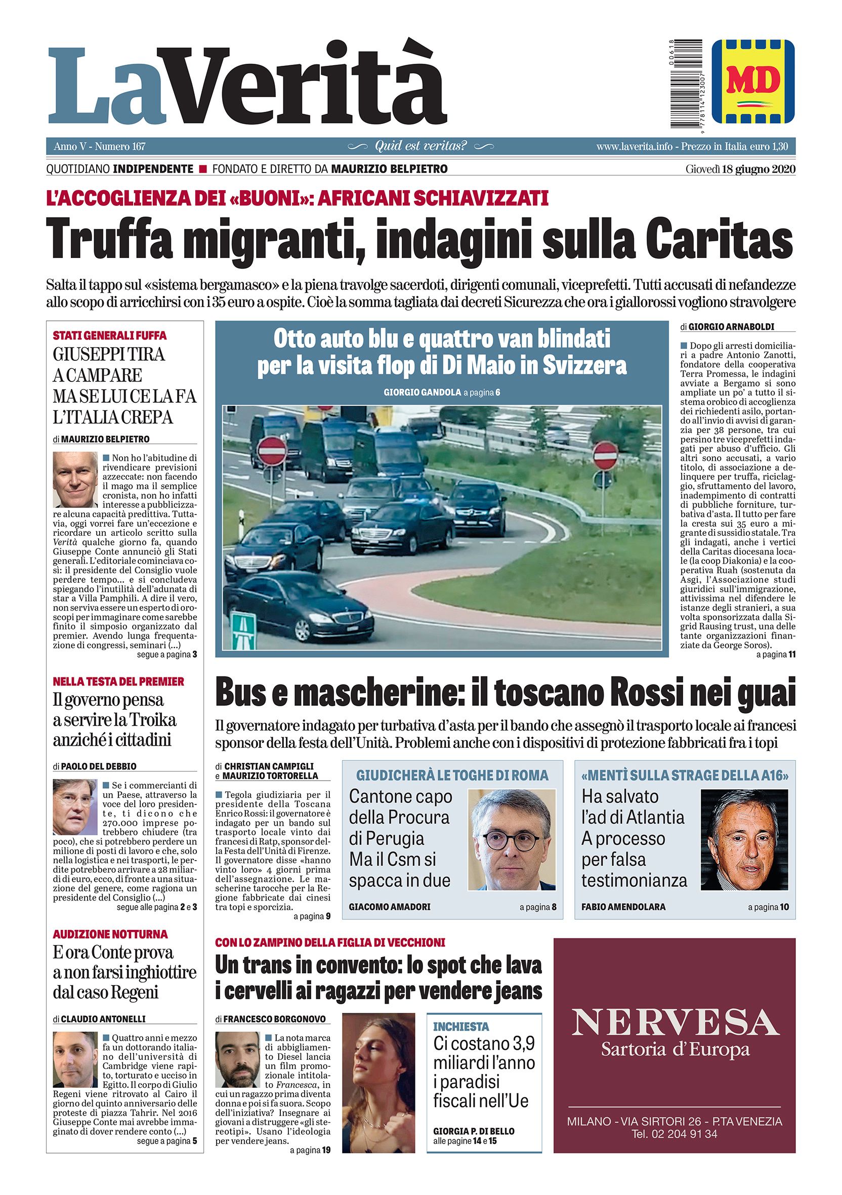 Oggi in edicola
